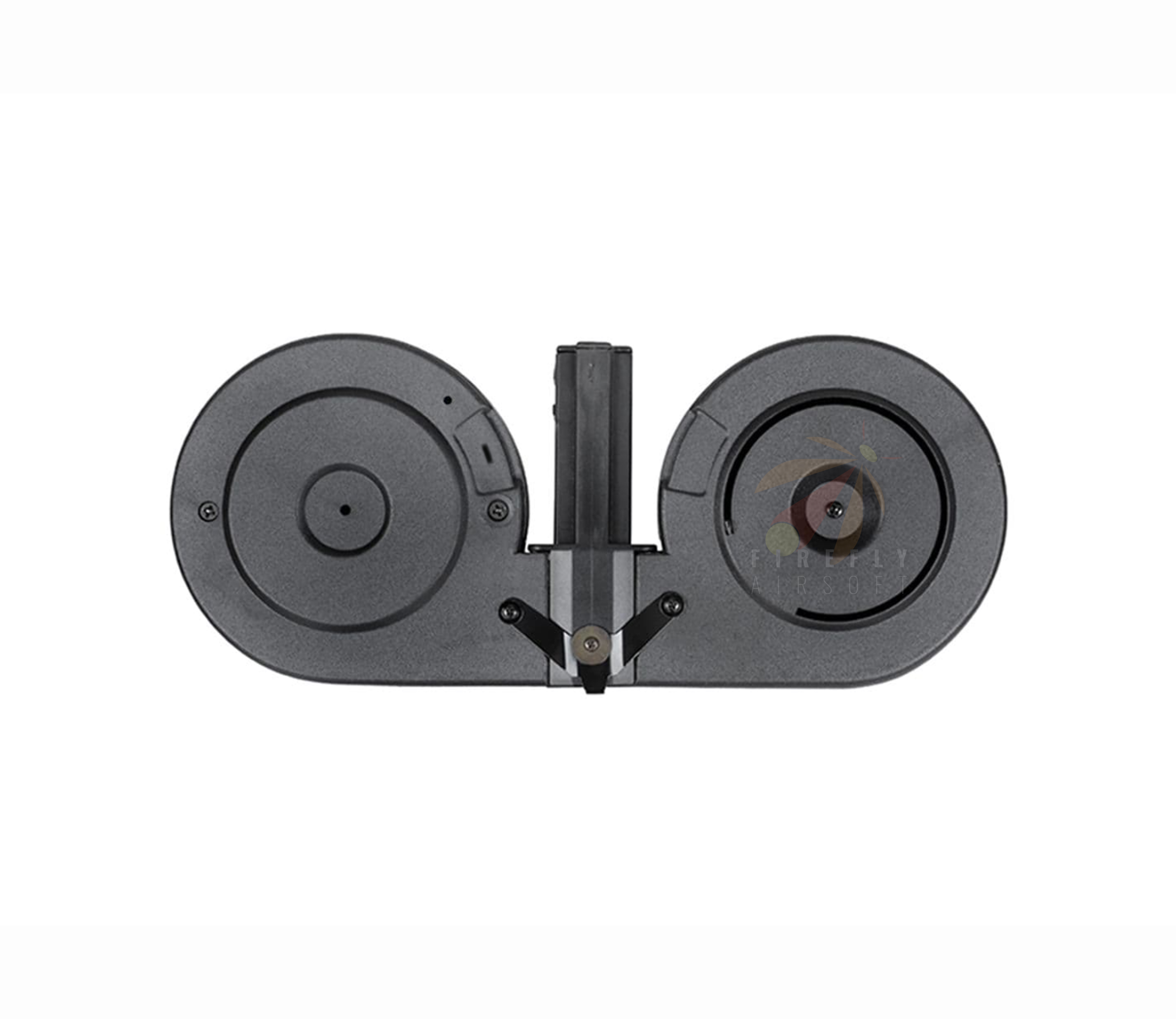 Electric Double Drum Mag Magazine for M4 / M16 Airsoft Guns (BK)