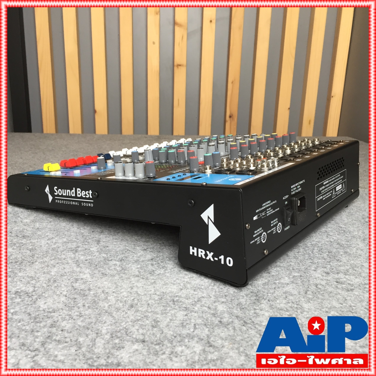 SOUNDBEST HRX10 MIXER มิกเซอร์ มิกซ์ เอฟเฟคแท้ เครื่องปรับแต่งเสียง MIX HRX 10 HRX-10 SOUND BEST เอไอ-ไพศาล +++