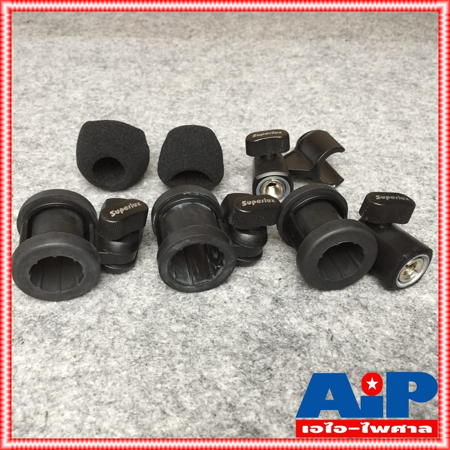 SUPERLUX DRKB5C2 ไมค์เครื่องดนตรี7ชิ้น ไมค์ ไมค์ชุด ชุดMIC ไมค์กลอง MIC ชุดไมค์กลอง ไมค์หนีบกลอง เอไอ-ไพศาล