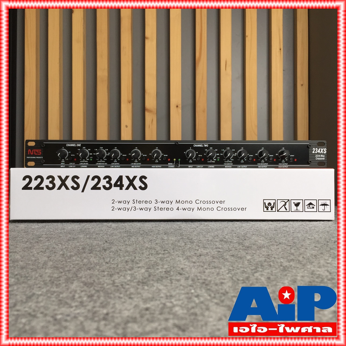 NTS 234XS crossover เอ็นทีเอส Cossover 234XS ครอสโอเวอร์ รุ่น 234 ครอส2/3ทาง ครอสตัดเสียง เอไอ-ไพศาล