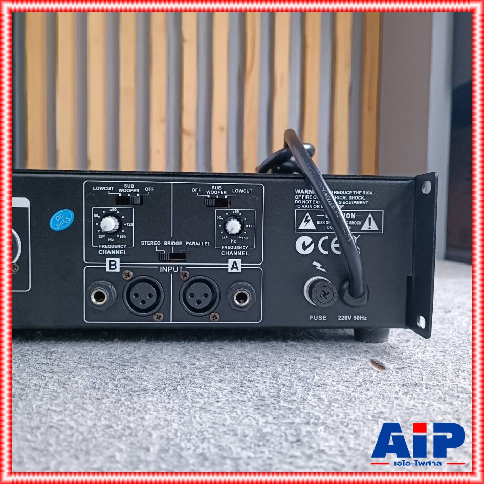TADA AB-300 poweramp เพาเวอร์แอมป์ Class AB Power Amplifier มีครอสโอเวอร์ในตัว เครื่องขยายเสียง ธาดา รุ่น AB 300 AB300 เอไอ-ไพศาล