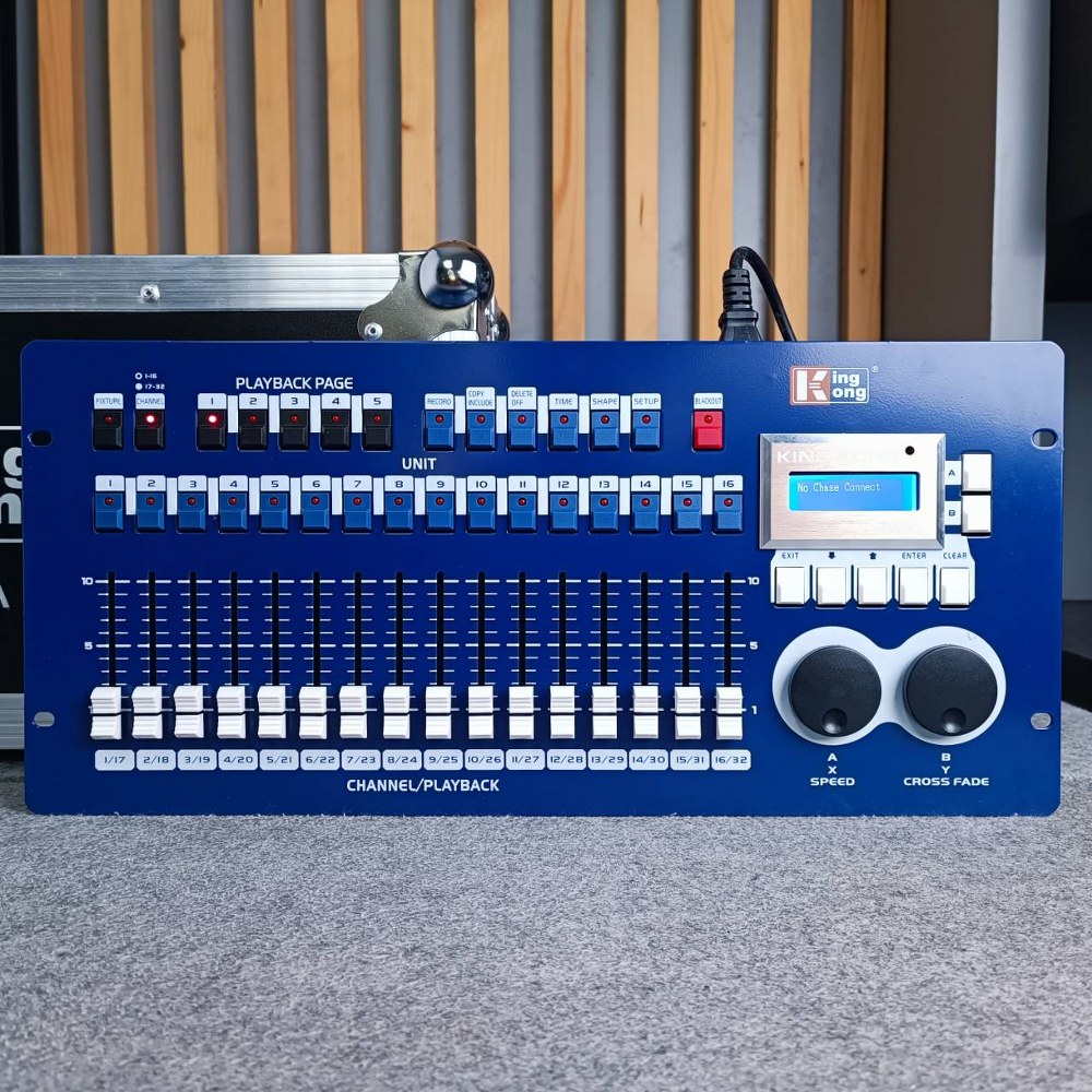 King Kong 256A บอร์ด DMX พร้อมแร็ค นำเข้าโดยบริษํท TADA บอร์ดควบคุมไฟเวที DMX Lighting Controller KK 256A KK256A เอไอ-ไพศาล