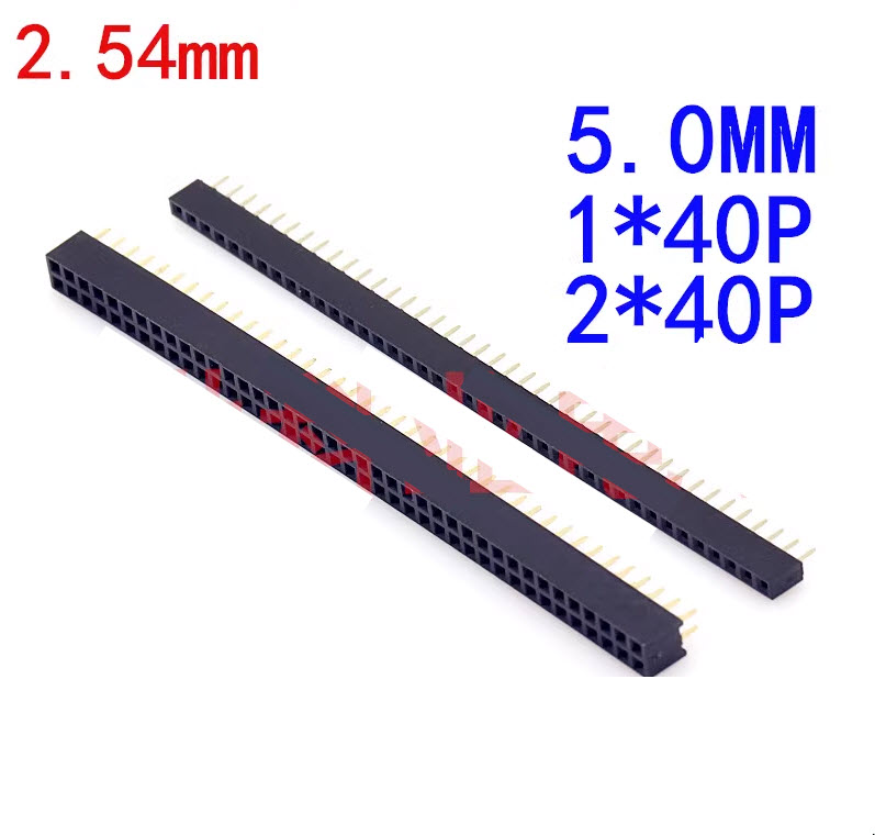 2.54mm H5.0mm / (40x2 80 pin) (40x1 40 pin) Pin Header FeMale Header