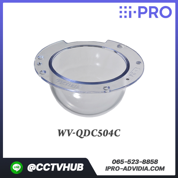 Camera Accessories I-Pro รุ่น WV-QDC504C Dome Cover for S25xx / X25xx (outdoor dome) (clear)