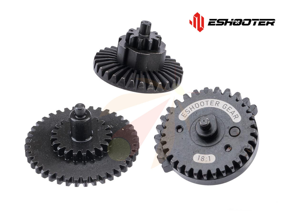 CNC Steel Machined Gear Set 18:1 - Standard [E-Shooter]