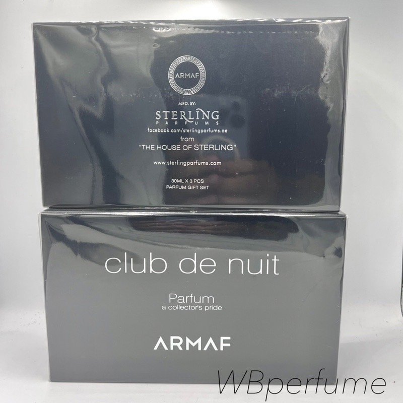 น้ำหอม แท้100% Club De Nuit Eau De Parfum A Collector’s Pride Set 3 x 30ml