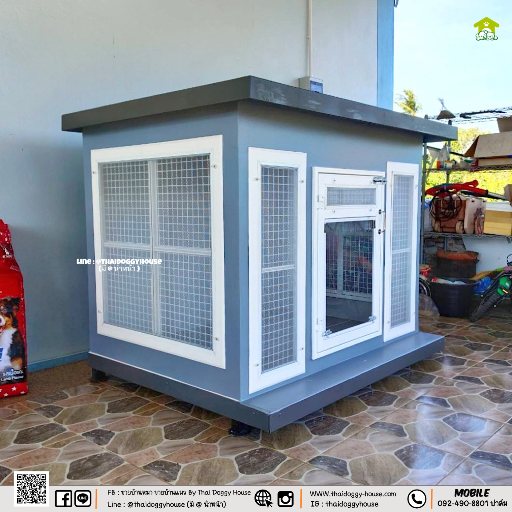 บ้านหมา บ้านแมว " 𝐁𝐎𝐗 𝐒𝐓𝐘𝐋𝐄 𝐁𝐘 𝐓𝐇𝐀𝐈 𝐃𝐎𝐆𝐆𝐘 𝐇𝐎𝐔𝐒𝐄 " &#x