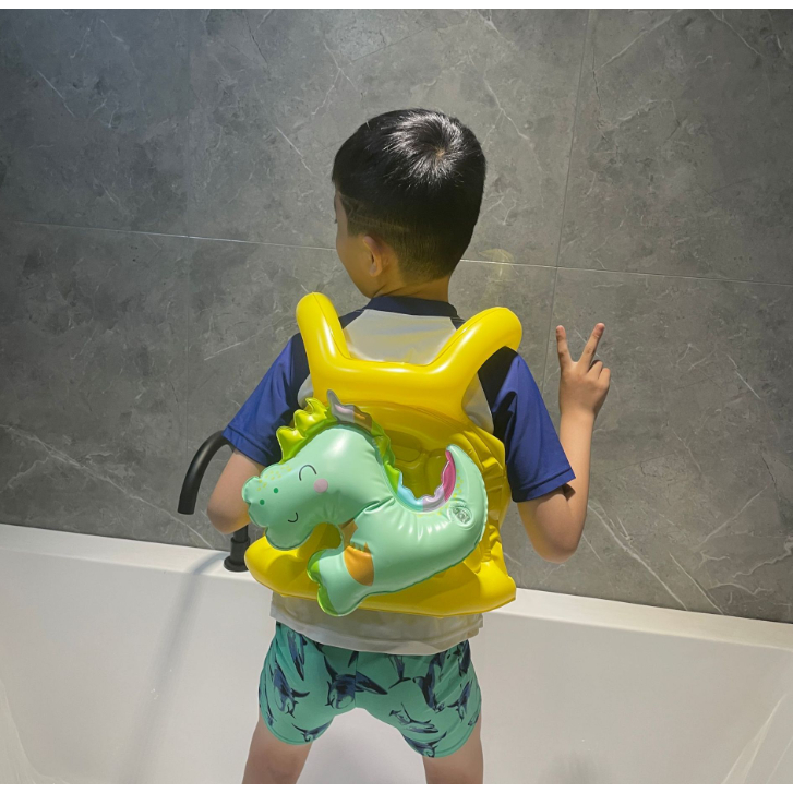 เสื้อชูชีพเด็ก เสื้อชูชีพเป่าลม ห่วงยางเด็ก รูปยูนิคอร์น และไดโนเสาร์ ผึกเด็กว่ายน้ำ ป้องกันเด็กจมน้ำ