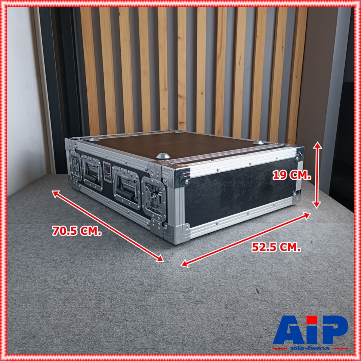 COMPACT B-3U สีดำ RACK ลึก21นิ้ว แร็ค กล่องใส่เครื่องเสียง กล่องRACK แร็คลึก21นิ้ว กล่องแร็คสีดำ เอไอ-ไพศาล