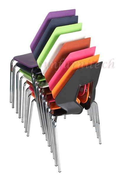 เก้าอี้อเนกประสงค์, เก้าอี้พลาสติก, เก้าอี้แฟชั่น, เก้าอี้โมเดิร์น, เก้าอี้โรงหาร, เก้าอี้ร้านอาหาร พนักพิงรูแชมเปญ VC รุ่น VC-821