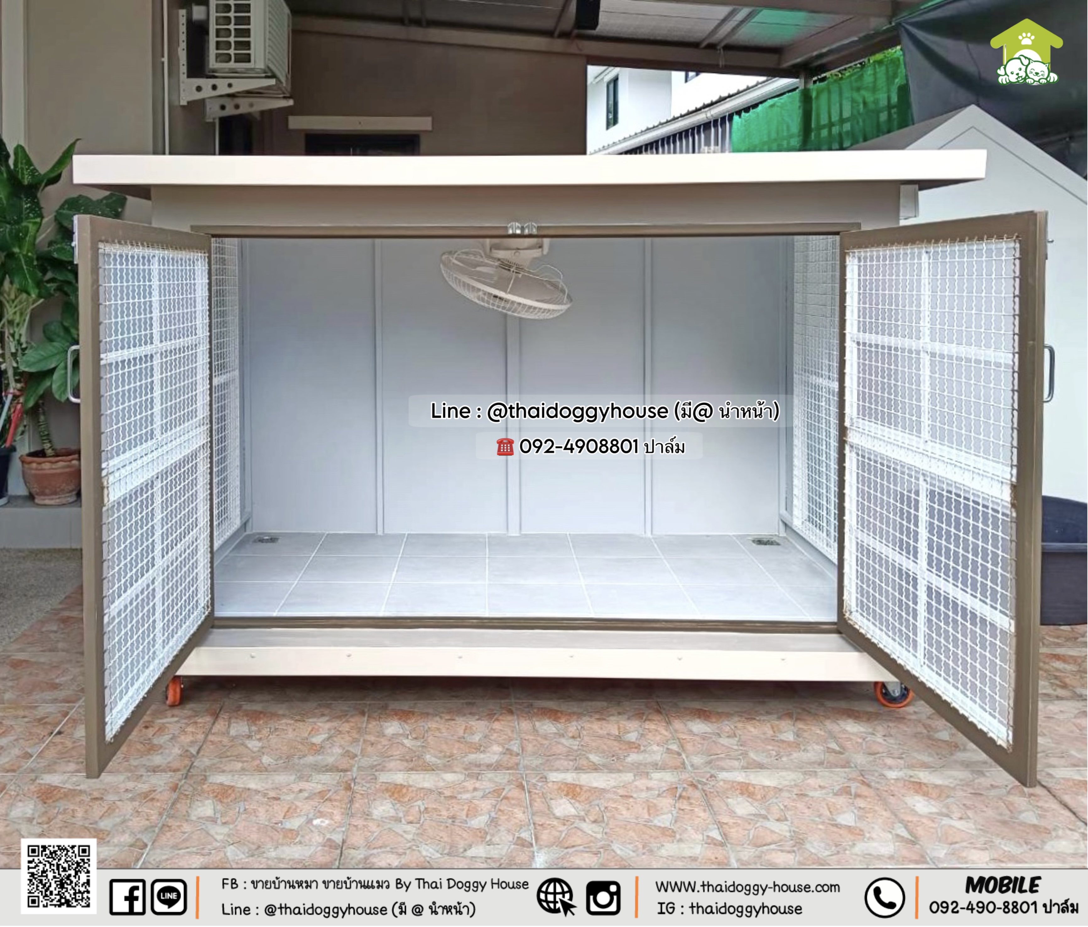 🏡🤎🤍 บ้านหมา บ้านแมว 𝐓𝐡𝐚𝐢 𝐝𝐨𝐠𝐠𝐲 𝐡𝐨𝐮𝐬𝗲 แบบบ้าน " 𝐁𝐎𝐗 𝐒𝐓𝐘𝐋E