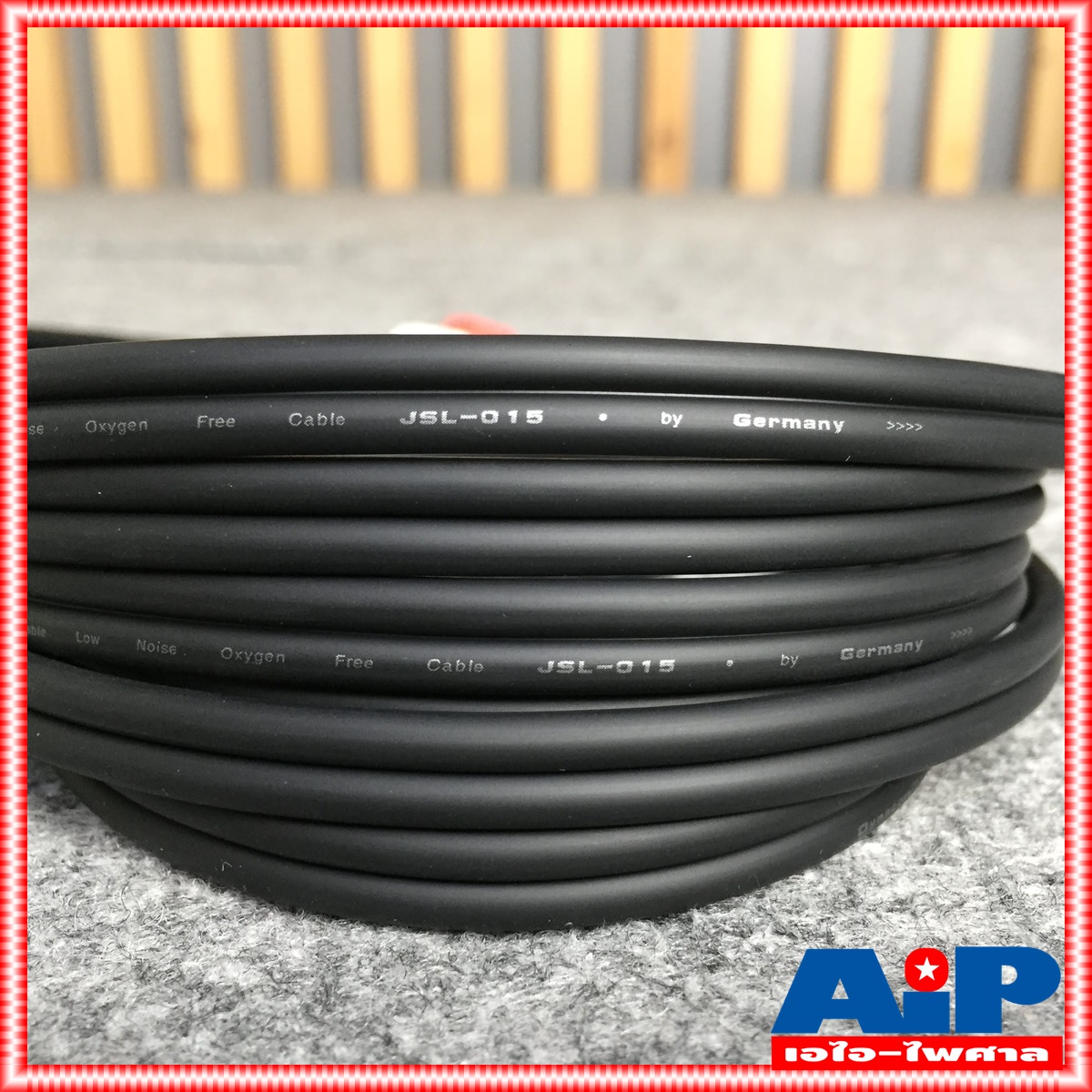 3เมตร สายสัญญาณสเตริโอ TRST 3.5 to RCA 2 หัว DYNACOM J015-7 สาย P.TR-ST - P. RCA x2 3เมตร สาย TR-ST ออก RCA x2