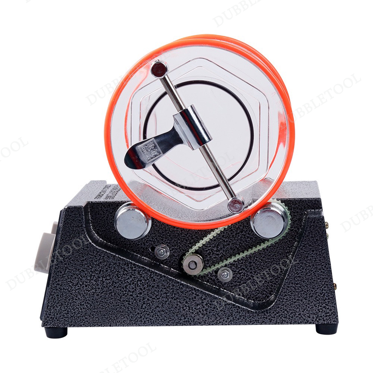 เครื่องร่อนถังใส เครื่องกลิ้ง เครื่องร่อนลูกเหล็ก KT-6808/220V Jewelry tumbler polisher KT-6808/220V