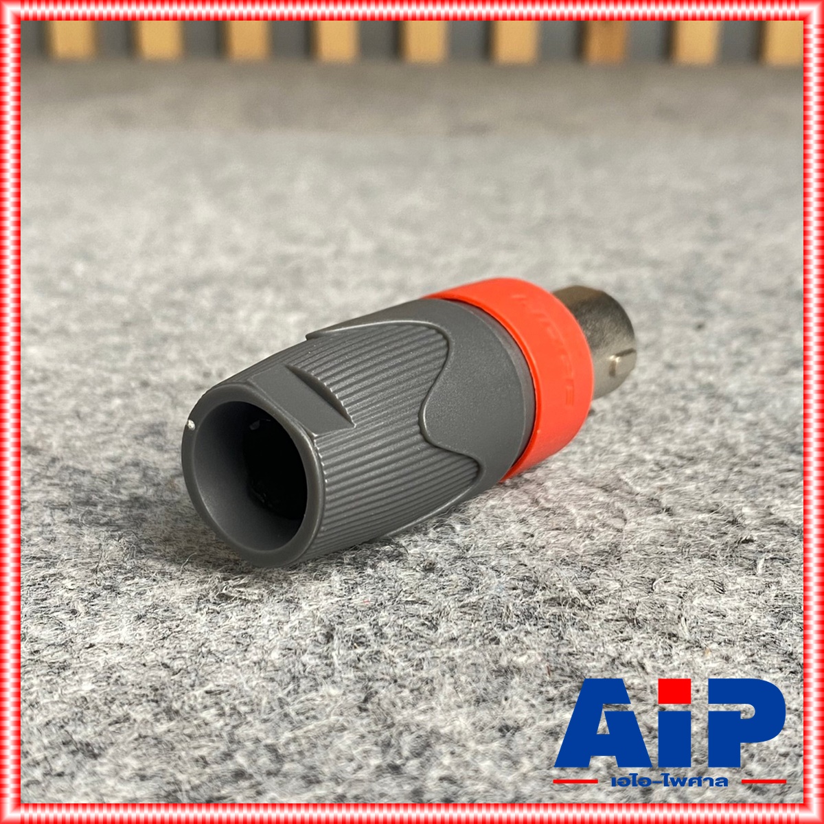 1ตัว LIDGE YM-126A สีแดง สเปคคอนตัวผู้ เสริมเหล็ก สเปคคอนตัวผู้ สเปคคอนเสริมเหล็ก สเปคคอนลำโพง SPEAKON YM126A YM 126A เอไอ-ไพศาล