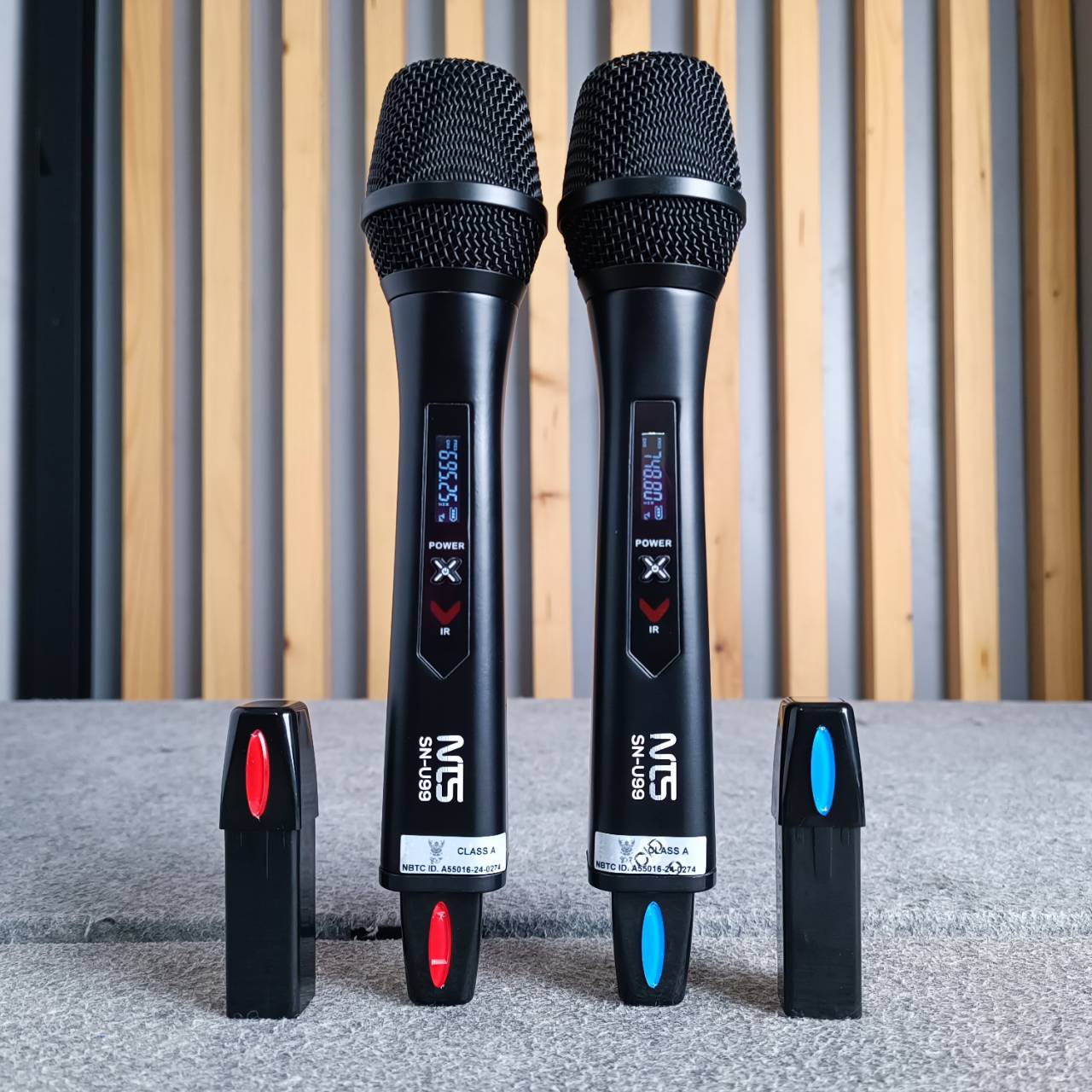 NTS SN-U99 ไมค์ลอยคู่ UHF ชาร์จแบตได้ ไมโครโฟน ไมโครโฟนไร้สาย SN U99 เอ็นทีเอส SNU99 เอไอ-ไพศาล