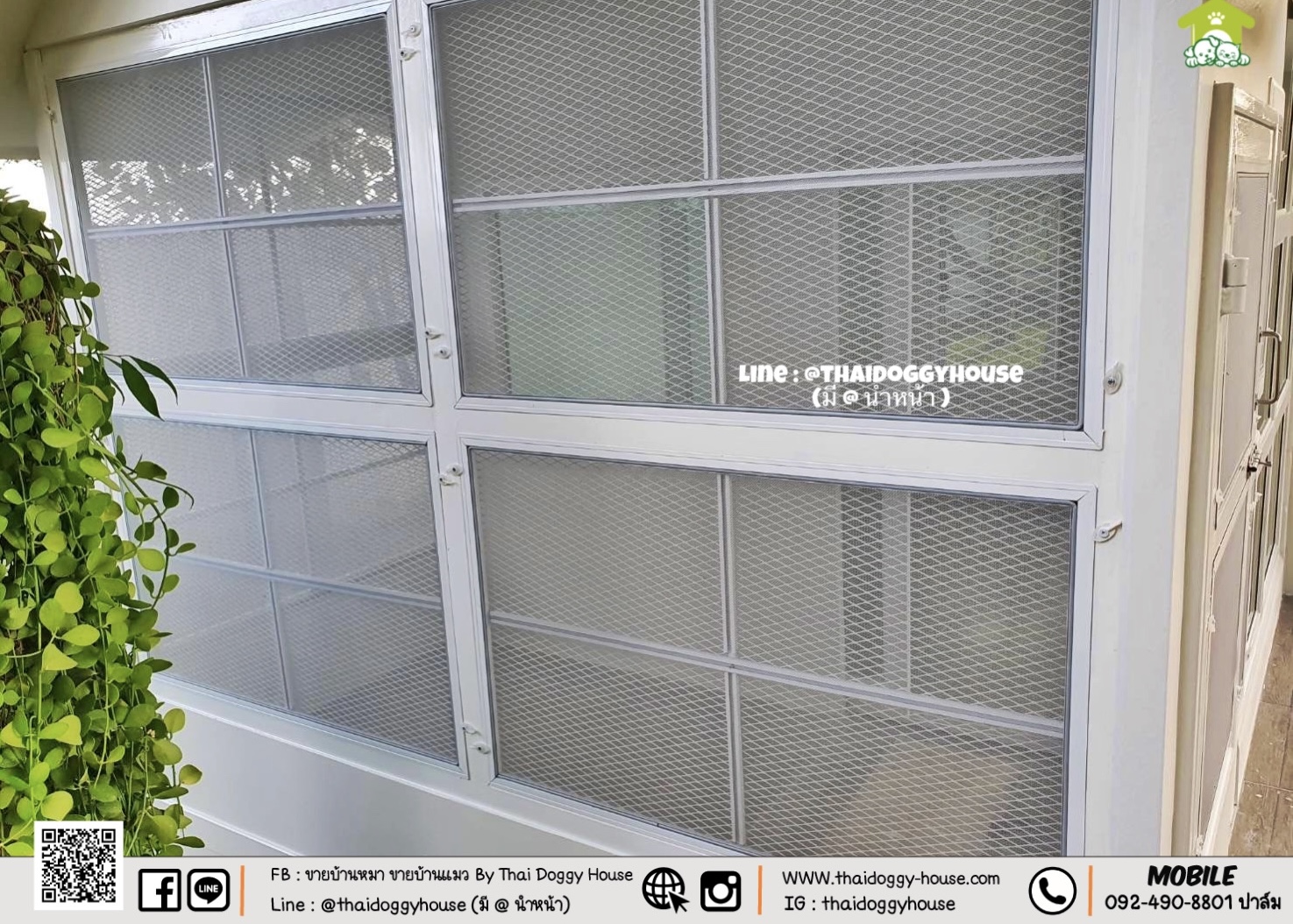 🏡 🐈 บ้านแมวติดแอร์ " 𝐍𝐎𝐑𝐃𝐈𝐂 𝐒𝐓𝐘𝐋𝐄 " ฟังก์ชั่นครบ หลังใหญ่ กระจกบานใหญ่เปิดรับแสงธรรมชาติได้ดี โทนบ้านสีขาวทำให้ดูเรียบง่าย สบายตามากขึ้น 