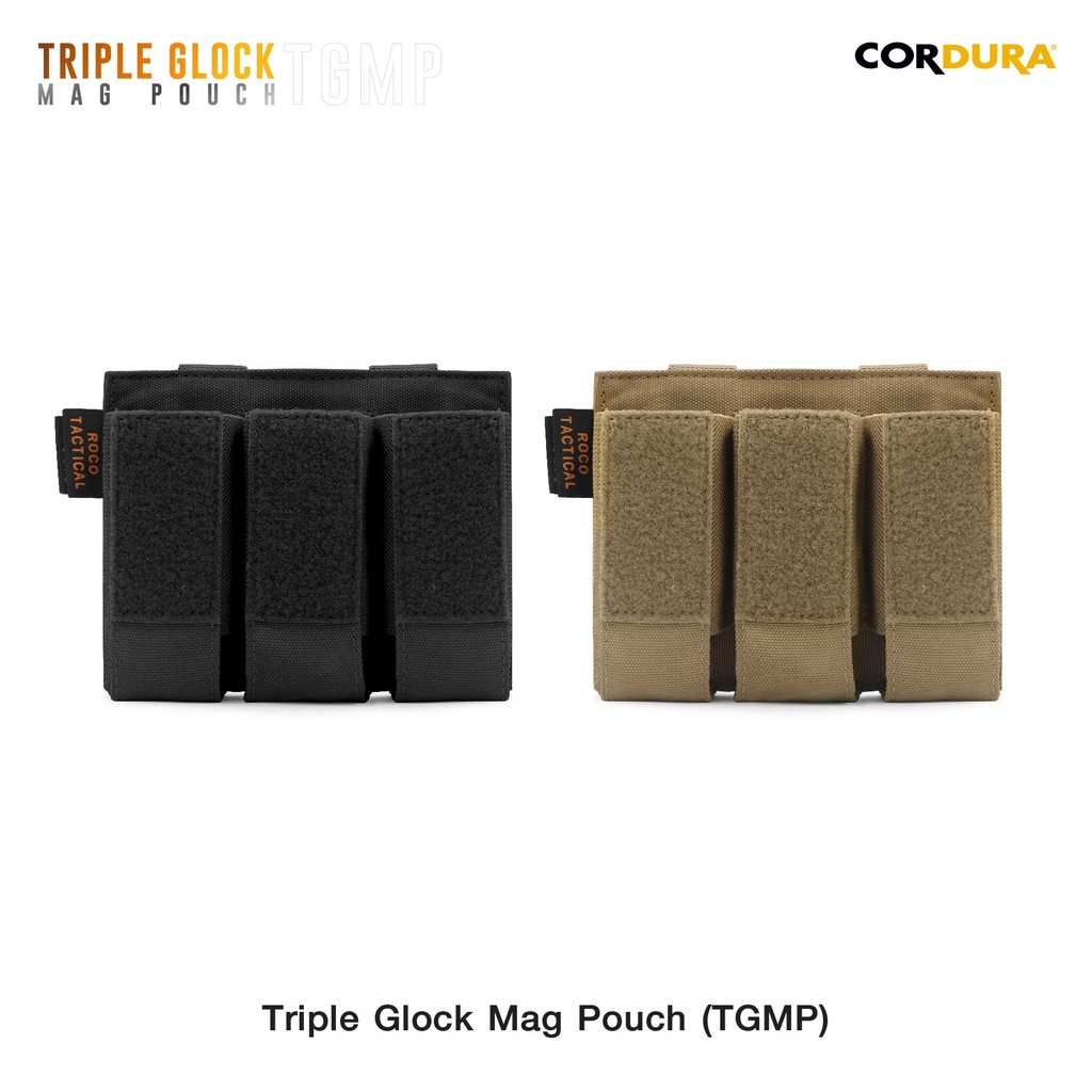 ซองใส่แม็กกาซิน Triple Glock Mag Pouch (TGMP) ติดเสื้อเวส﹝Tactical Vest﹞