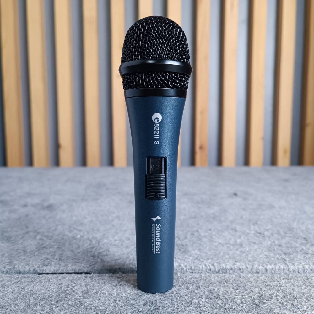 SOUNDBEST E-822II ไมค์สาย พร้อมสายยาว 5เมตร E 822II E822II MICROPHONE ไมโครโฟนสาย ไดนามิกซ์ไมโครโฟน SOUND BEST เอไอ-ไพศาล