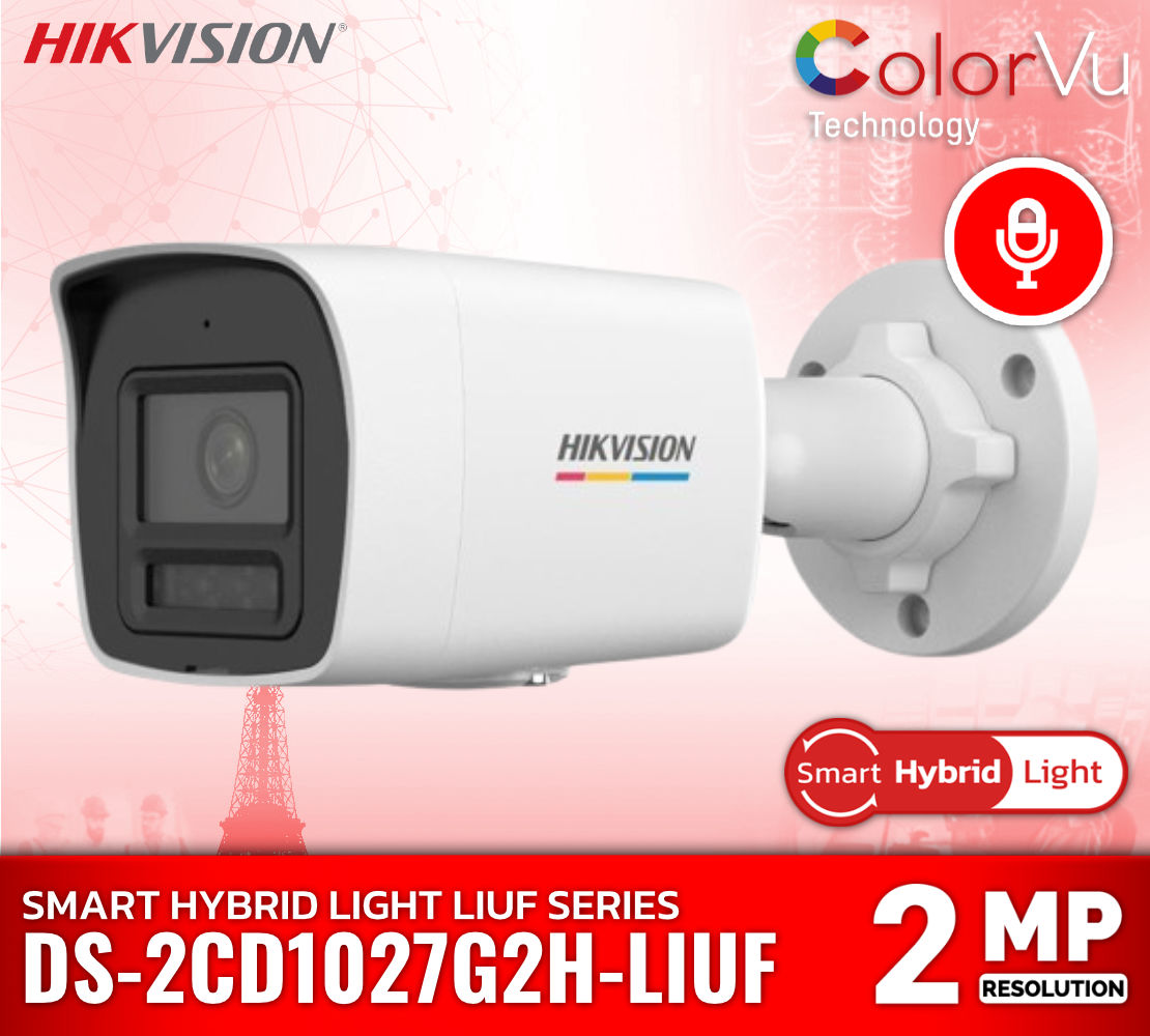 กล้องวงจรปิด HikVision DS-2CD1T27G2H-LIUF 2MP
