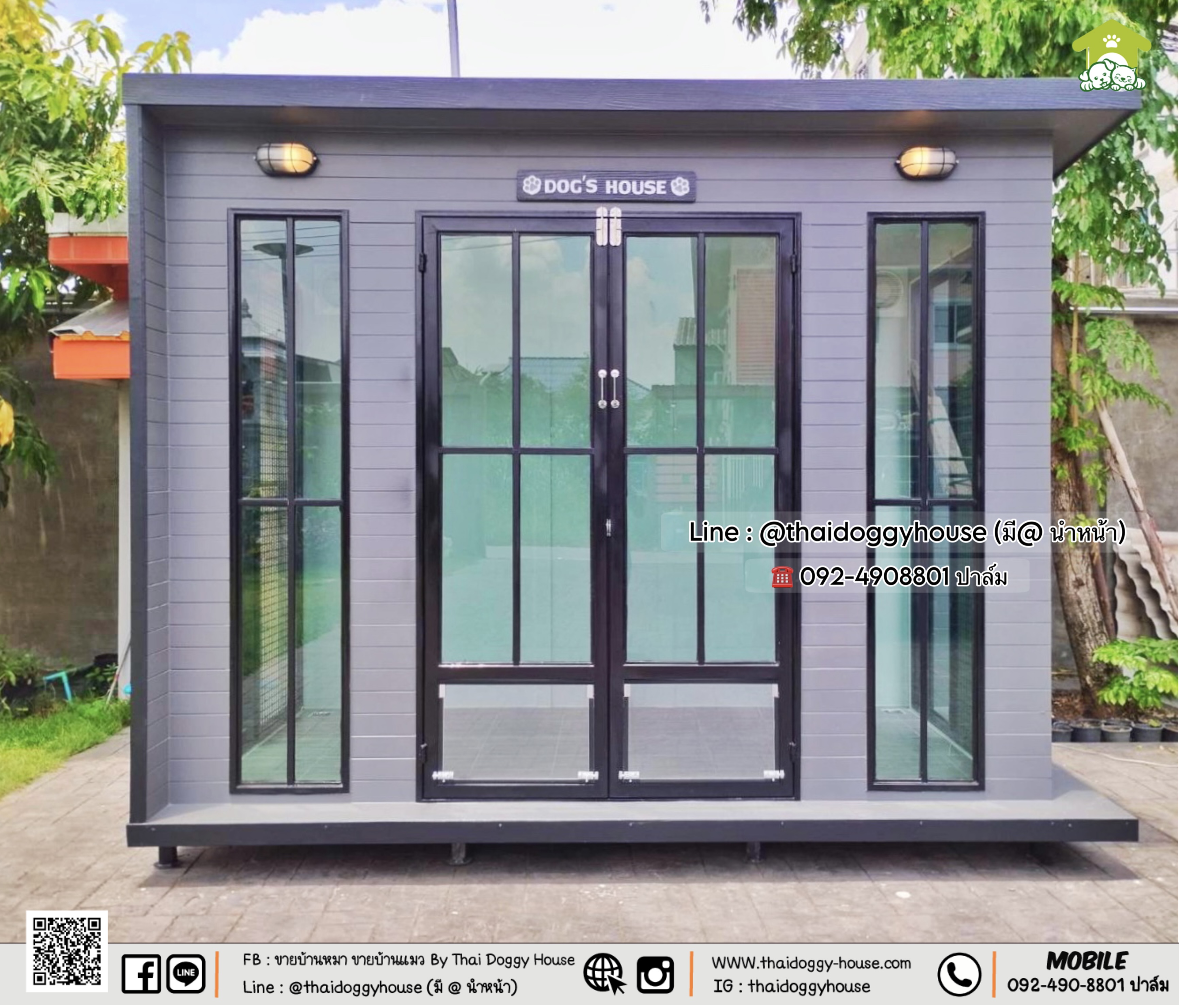 🏡⛅️ บ้านหมา บ้านแมว 𝐓𝐡𝐚𝐢 𝐝𝐨𝐠𝐠𝐲 𝐡𝐨𝐮𝐬𝗲 𝐁𝐎𝐗 𝐒𝐓𝐘𝐋𝐄 "