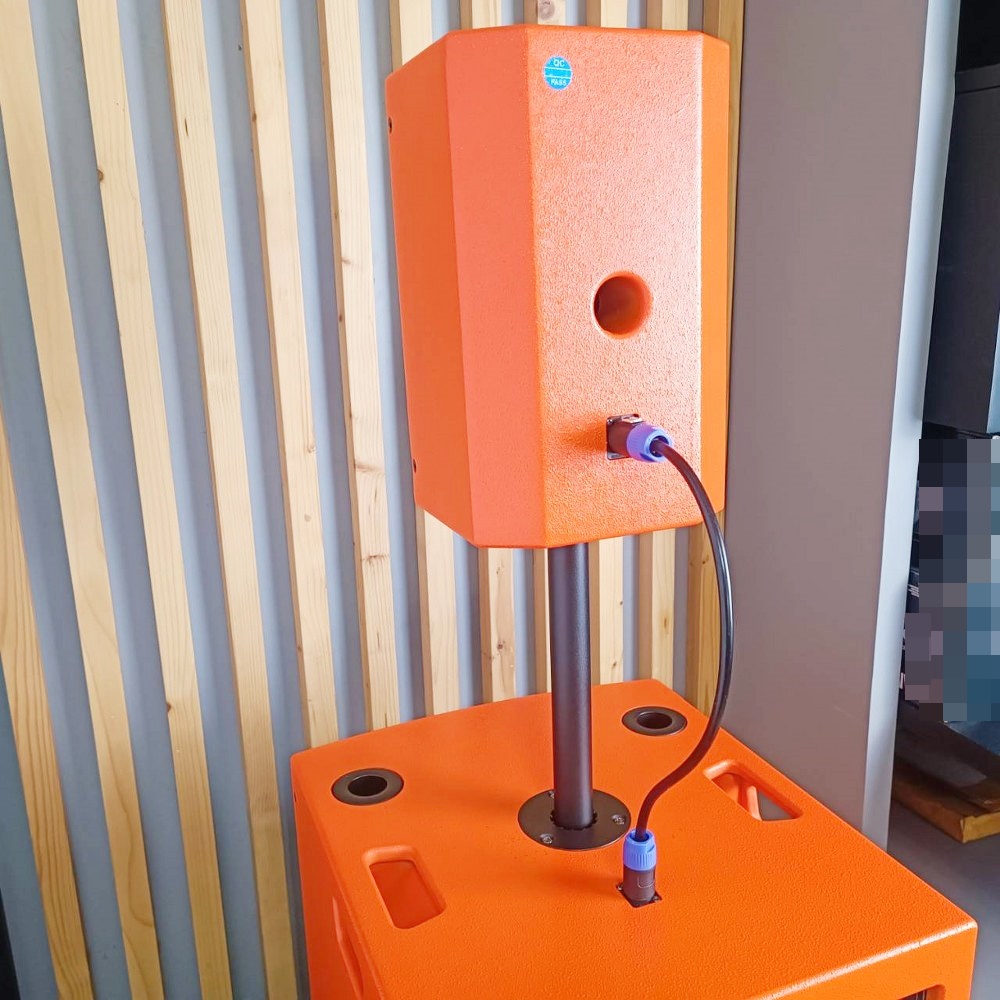 STORM PAB-3615MS สีส้ม ชุดลำโพง ซับ15นิ้ว กลาง6นิ้ว พร้อมไมค์ลอย ชาร์จแบตได้ บลูทูธ PAB 3615MS ลำโพงแอคทีฟ PAB3615MS เอไอ-ไพศาล