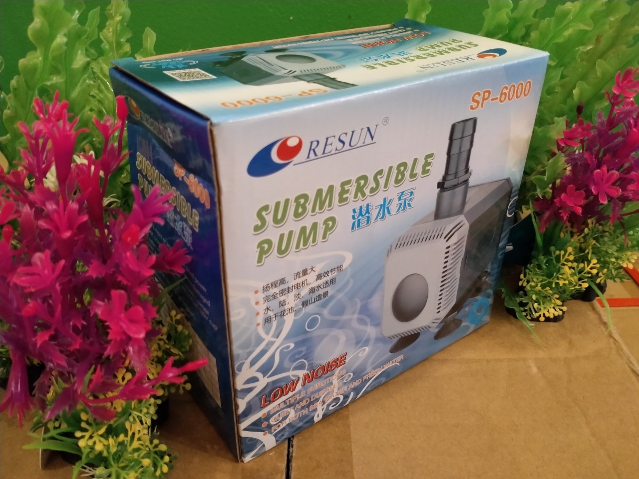 Resun SP-6000 ปั๊มน้ำ 2,800L/H กำลังไฟฟ้า 40W.