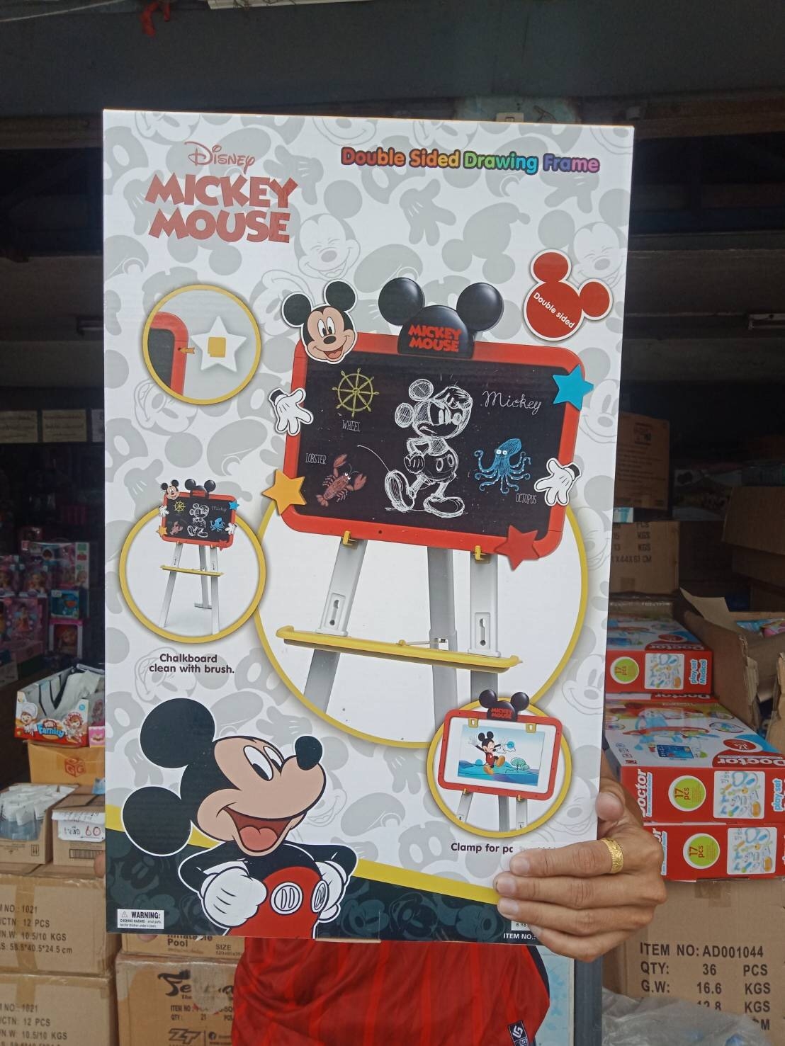 MK10001 ของเล่นกระดานขาตั้งมิกกี้เม้าส์ กระดานวาดเขียน ลิขสิทธิ์ถูกต้อง