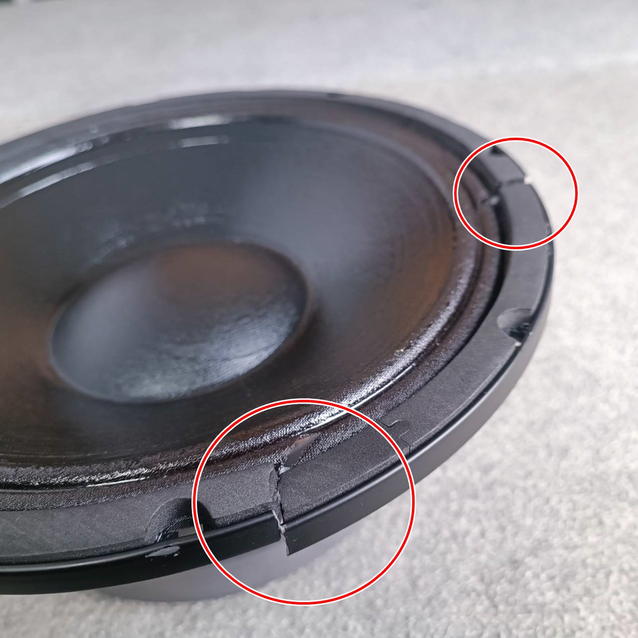 สินค้าเสียหายจากการขนส่ง KANE 10AB400 ลำโพง10" 8โอห์ม(ขอบลำโพงแตก) ดอกลำโพง 10 นิ้ว โครงหล่อเหล็ก 400 วัตต์ ดอกลำโพงเสียงกลาง-แหลม 10-AB-400 10 AB 400 เอไอ-ไพศาล