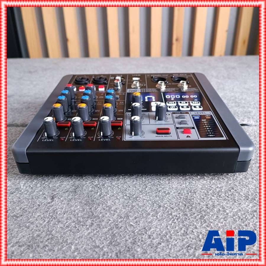 PROEUROTECH SD-4FX MIXER มิกซ์ มิกเซอร์ MIX เครื่องเสียง เครื่องปรับแต่งเสียง มิกซ์ PRO EUROTECH SD 4FX SD4FX เอไอ-ไพศาล