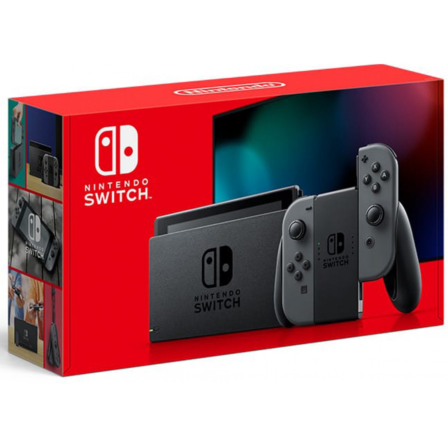 Nintendo Switch with Gray Joy‑Con Model HAC-001(V2) ประกันศูนย์ไทย