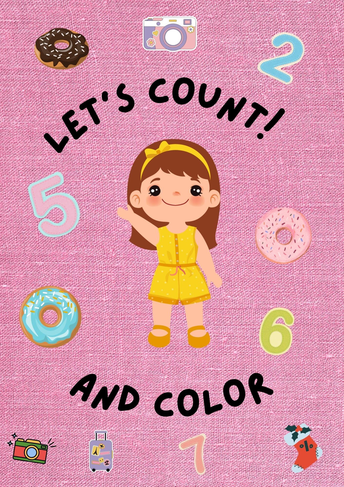 🔸️ไฟล์ pdf🔸️🍀ไฟล์ ใบงาน แบบฝึกนับตัวเลข และระบายสี สำหรับเด็กระดับ เตรียมอนุบาล - อนุบาล 1🍀Let's Count! and Color