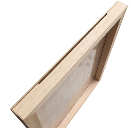 Guest Book DIY ใช้แทน สมุดเขียนคำอวยพร งานแต่งงาน กรอบไม้ ใส่คำอวยพร หัวใจ แบบยูนีค งาน hand made 791565