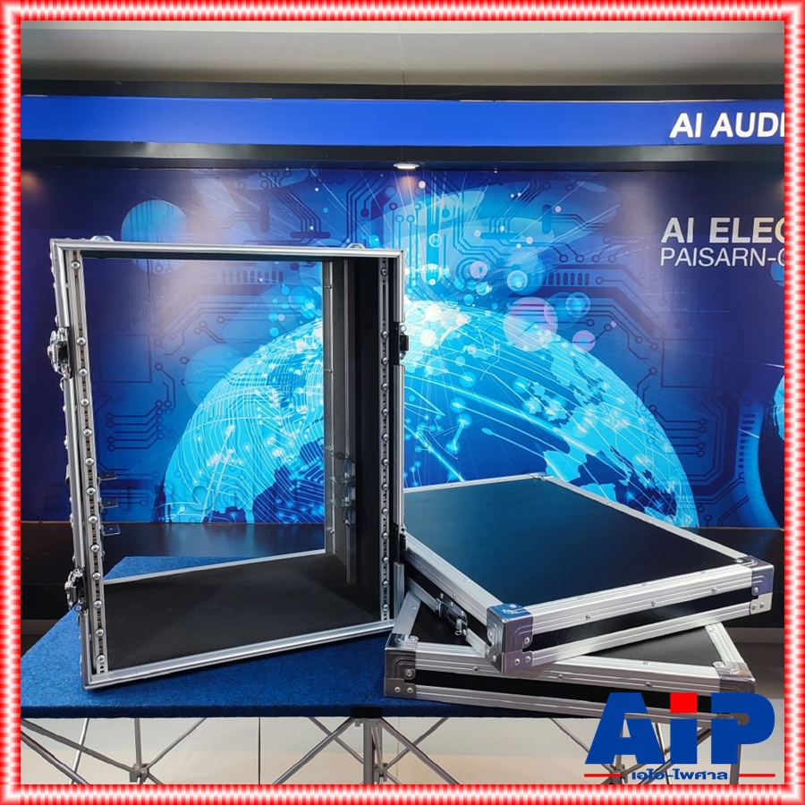 COMPACT SD-14U สีดำ RACK ลึก16นิ้ว กล่องแร็คใส่อุปกรณ์เครื่องเสียง หุ้มหนัง สีดำ แข็งแรง ทนทาน คอมแพ็ค SD 14 U SD14U เอไอ-ไพศาล