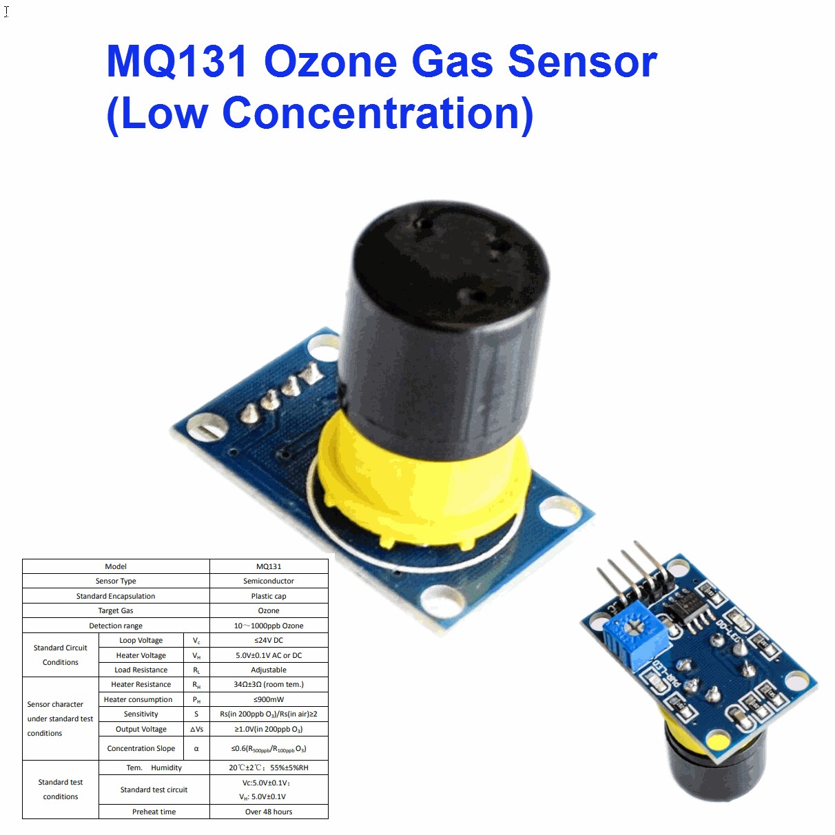 MQ-131 module ozone gas detection Ozone (O3) sensor module