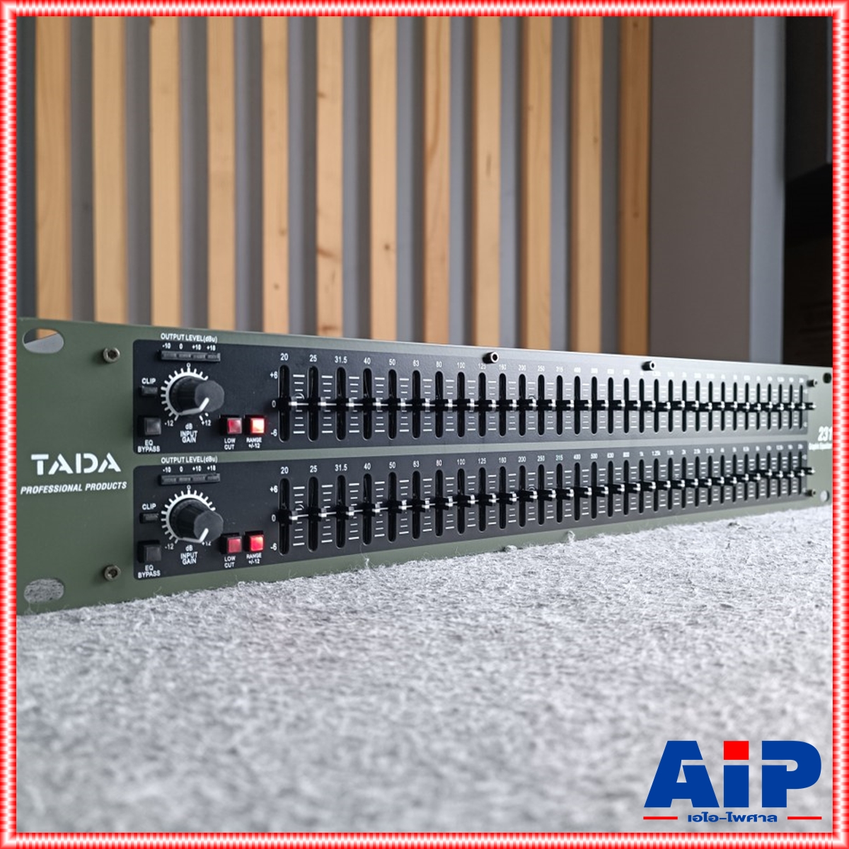 TADA 231XL EQ Equalizer ธาดา อีควอไลเซอร์ 231-XL EQ2ชั้น สไลค์สั้น TADA รุ่น 231XL TADA EQ-231XL อิคลอไลเซอร์ 2x31 ช่อง เอไอ-ไพศาล