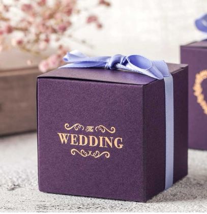 กล่องกระดาษ Diy กล่องกระดาษใส่ช็อคโกแลต แบบสวย ๆ กล่องใส่ของชำร่วย งานแต่งงาน ตกแต่งงาน 994659