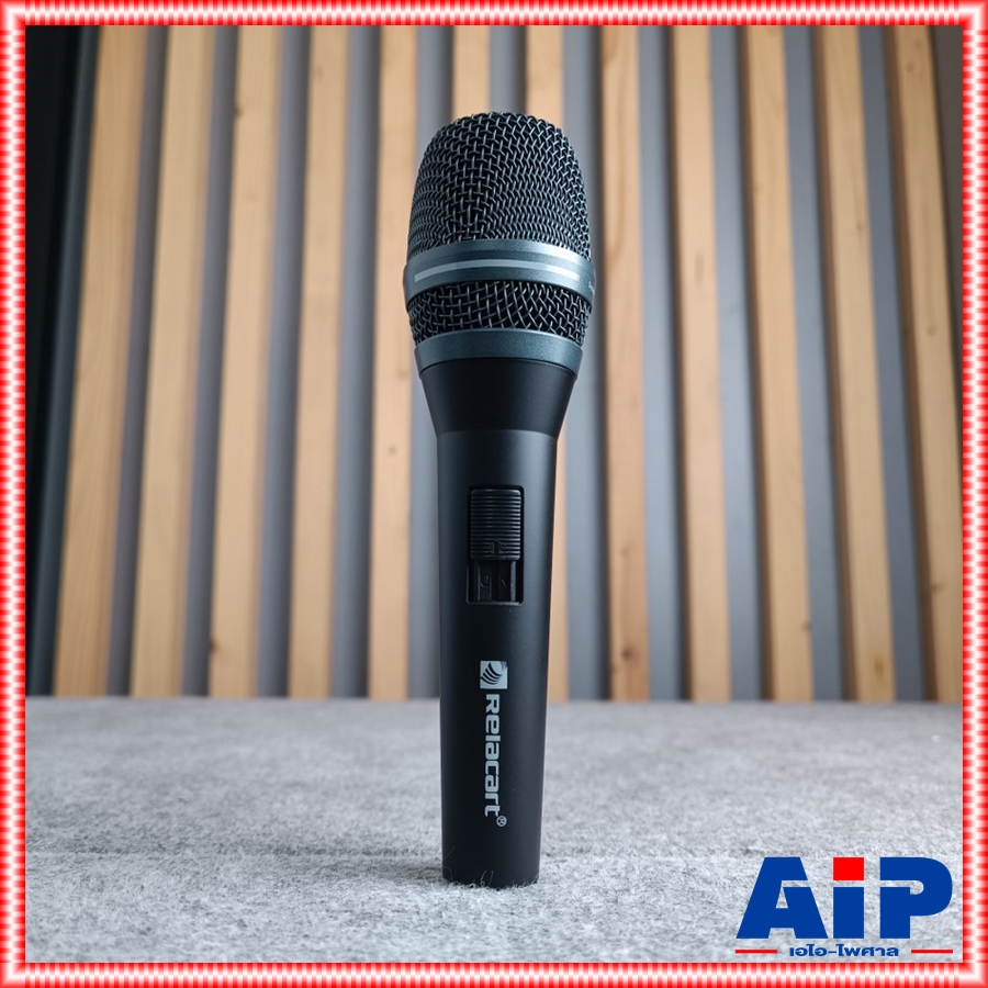 Relacart SM-300 ไมค์สาย ไมโครโฟนแบบไดนามิก รับเสียงแบบ Cardioid ตอบสนองความถี่ 50 Hz – 14 kHz SM 300 sm300 เอไอ-ไพศาล +++