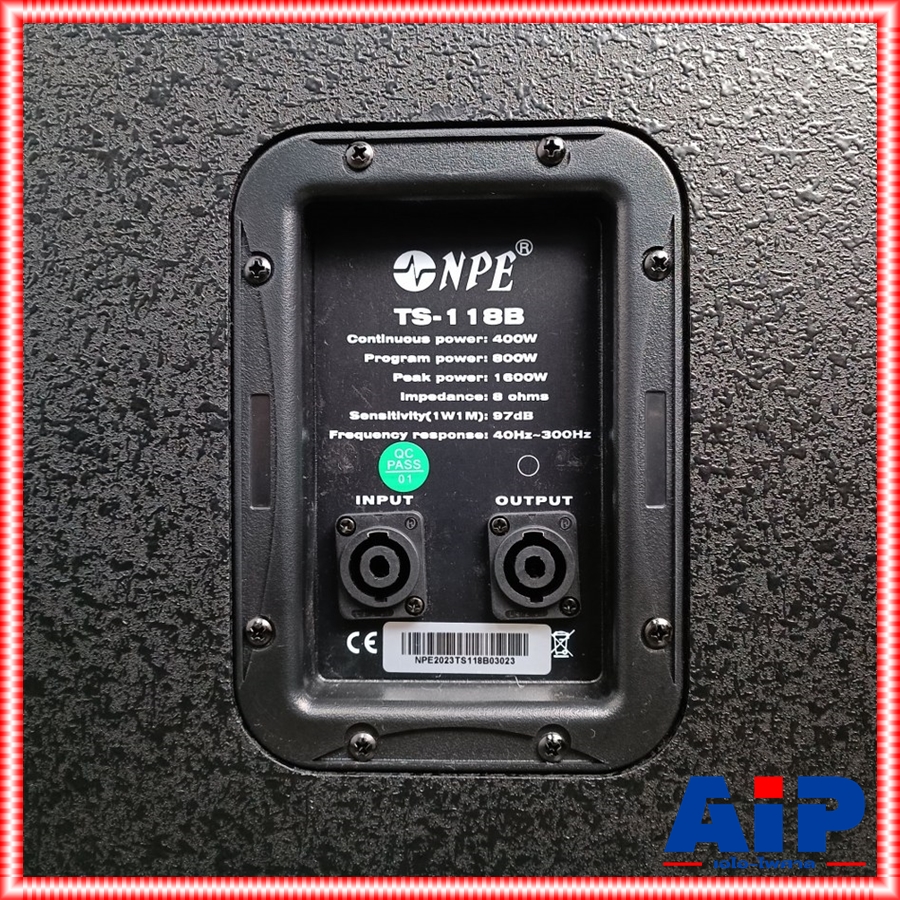 NPE TS-118B ตู้ลำโพง18นิ้ว ตู้ลำโพงซับเบส ตู้ลำโพง Passive รุ่นใหม่ เอ็นพีอี TS 118 B TS118B เอไอ-ไพศาล
