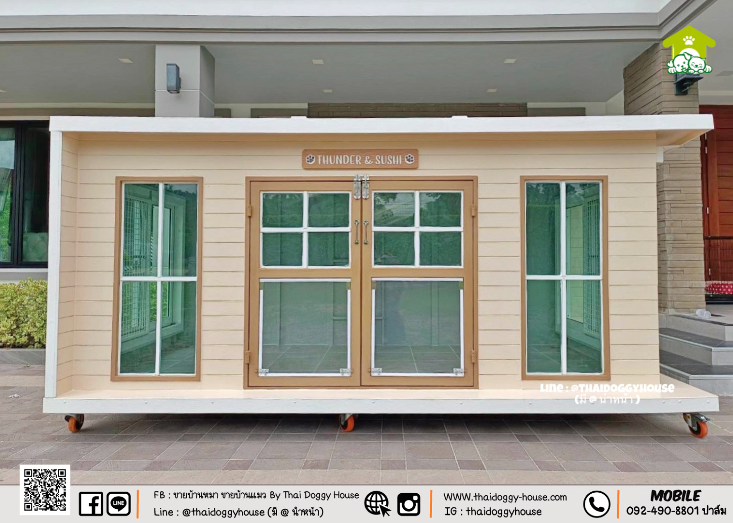 บ้านหมา บ้านแมว " 𝐁𝐎𝐗 𝐒𝐓𝐘𝐋𝐄 𝐁𝐘 𝐓𝐇𝐀𝐈 𝐃𝐎𝐆𝐆𝐘 𝐇𝐎𝐔𝐒𝐄 " &#x