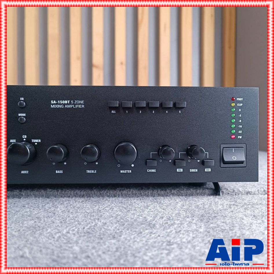 SOUNDVISION SA-150BT powermixer +++ เพาเวอร์มิกเซอร์ระบบประกาศ แอมพลิฟายเออร์ มิกเซอร์ เพาเวอร์มิกเซอร์ SA 150BT SA150BT เอไอ-ไพศาล