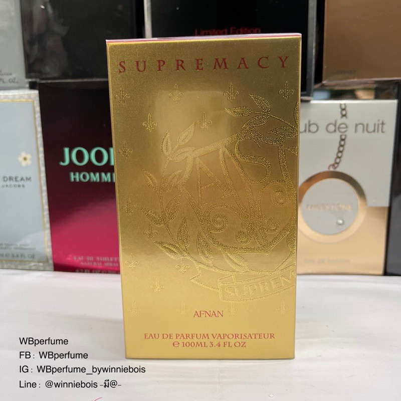 น้ำหอมแท้100% Afnan Supremacy Gold Perfumes unisex EDP 100 ml