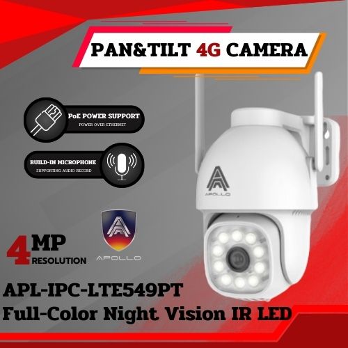 กล้อง 4G มีไฟ 3 โหมด 4 ล้านพิกเซล APL-IPC-LTE549PT