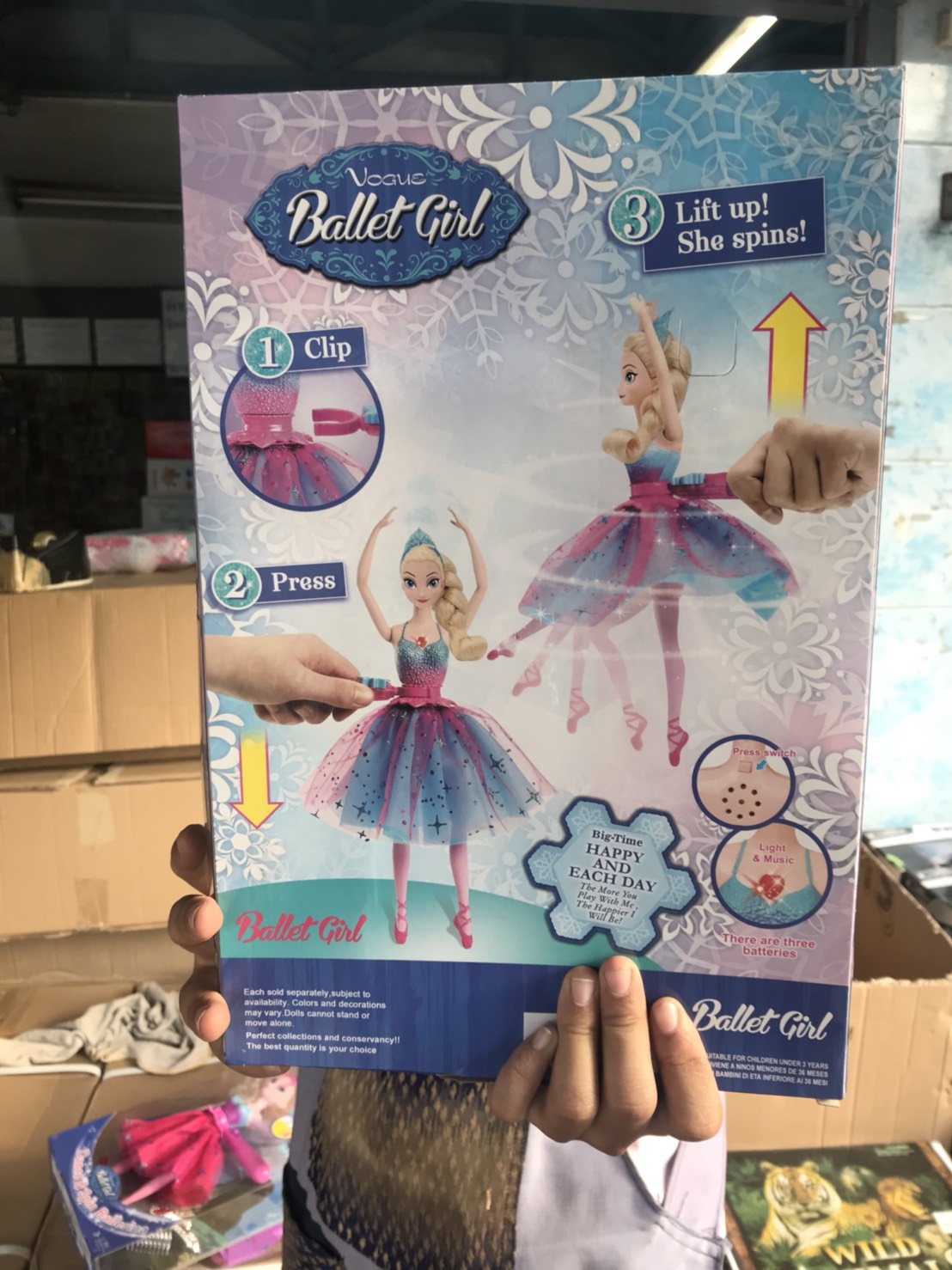 S60626 ของเล่นเด็กตุ๊กตาเต้นรำ กล่องละ