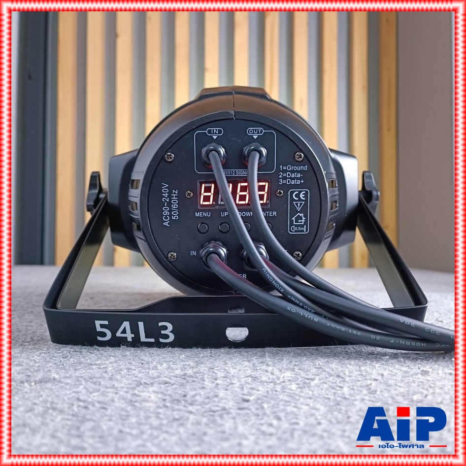 TADA 54L3 ไฟพาร์ PAR สกรีนบน(25X25X36) ไฟพาร์ PAR RGB3W ไฟพาร์ TADA 54L3 โคมไฟพาร์ tada 54 L3 ไฟแสงสี ประดับเวที PAR LED 54L3 เอไอ-ไพศาล