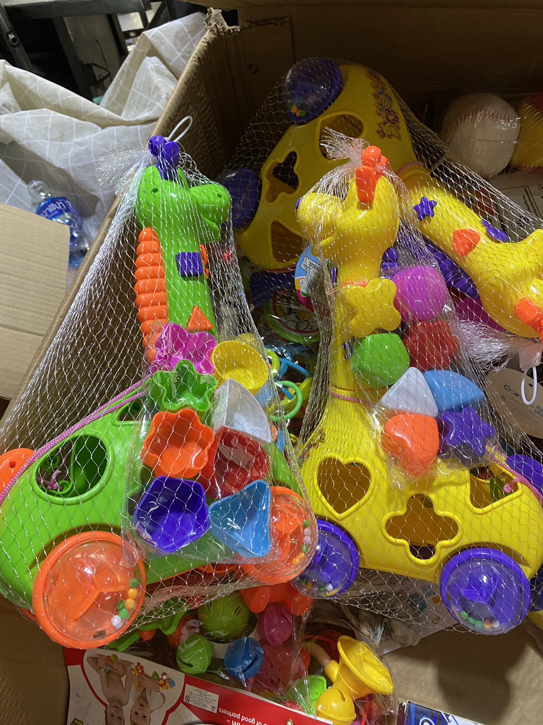 0823 ของเล่นเด็กยีราฟบล็อกหยอด บล็อกหยอดยีราฟของเล่น ปลีกชิ้นละ