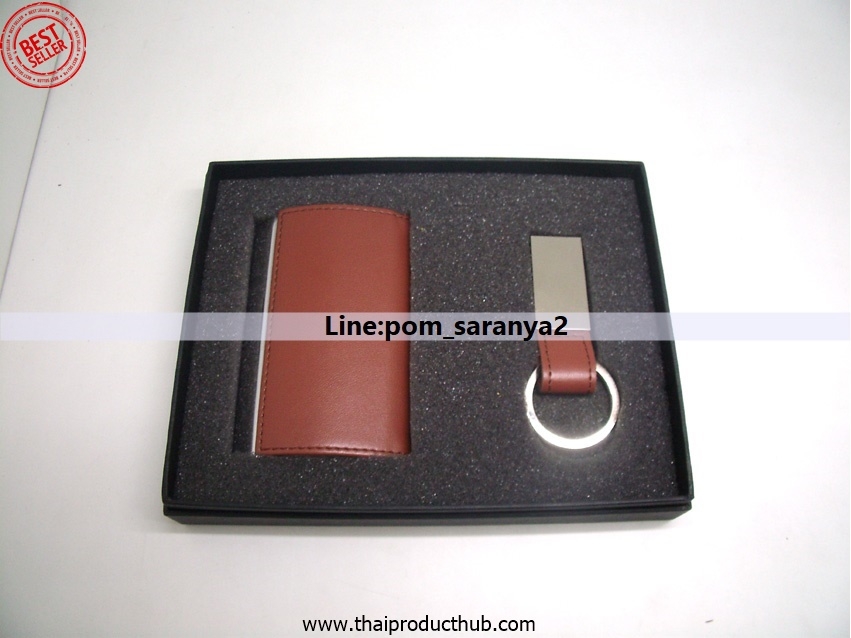 A07-024-CP-057_GiftSetเครื่องหนัง. กระเป๋าสตางค์, รับผลิตกระเป๋าสตางค์ , ขายกระเป๋าสตางค์ .ของพรีเมี่ยม,