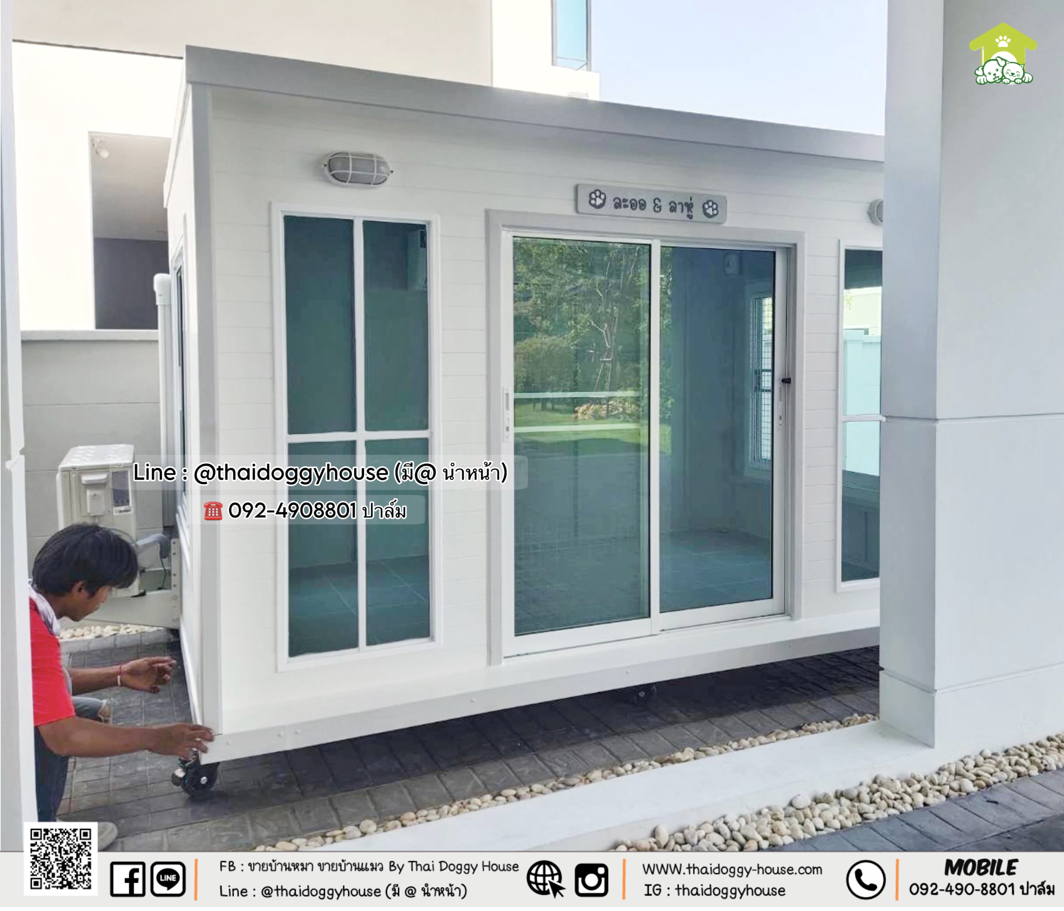 🏡🤍 บ้านหมา บ้านแมว 𝐓𝐡𝐚𝐢 𝐝𝐨𝐠𝐠𝐲 𝐡𝐨𝐮𝐬𝐞 🐈🐕🦺 ✨แบบบ้าน 𝐁𝐨𝐱 𝐒𝐭&