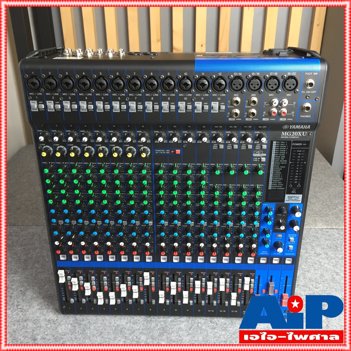 YAMAHA MG20XU MIXING CONSOLE สำหรับงาน กลางแจ้ง แสดงสด สตูดิโอ ติดตั้ง บันทึกเสียง ของแท้ 100% ประกัน สยามยามาฮ่า เอไอ-ไพศาล +++