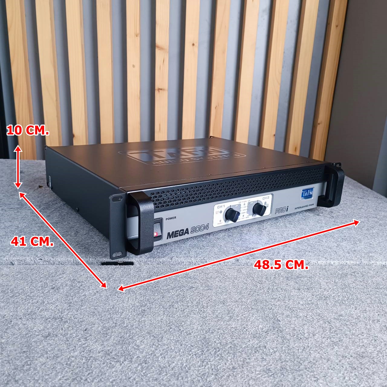 TAFN MEGA-9004 PRO I POWERAMP เพาเวอร์แอมป์ คลาส D 2 แชนแนล MEGA 9004 PRO I เครื่องขยายเสียง แอมป์ MEGA9004PRO I เอไอ-ไพศาล