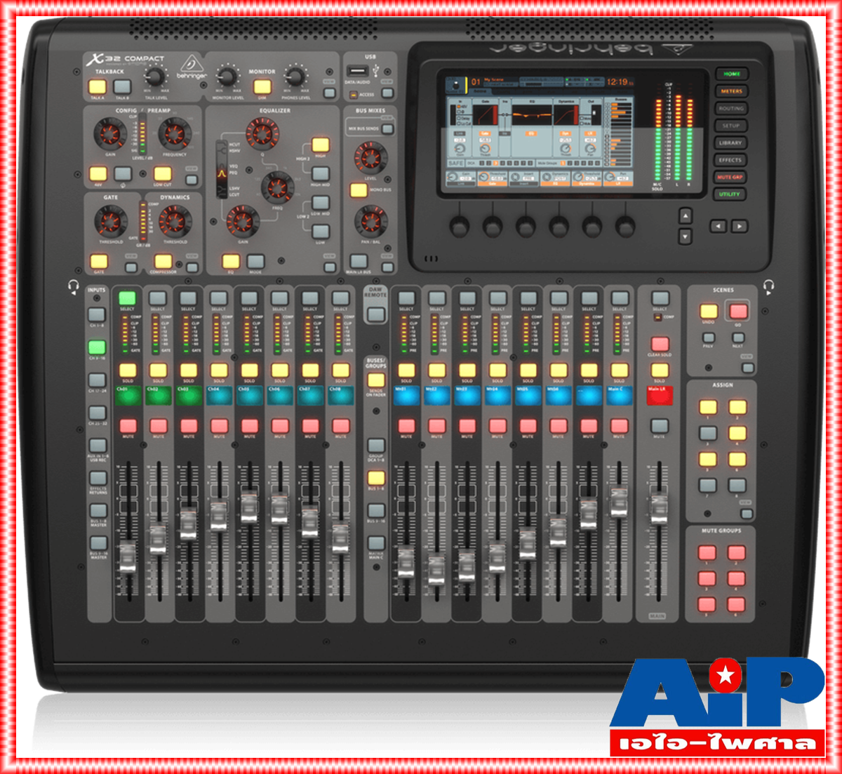 **สินค้าพรีออเดอร์ กรุณาติดต่อแอดมิน** BEHRINGER X-32COMPACT MIXER เครื่องผสมสัญญาณเสียงดิจิตอล มิกเซอร์ Compact 40-Input Digital Mixing Console X32COMPACT X 32COMPACT +++ เอไอ-ไพศาล